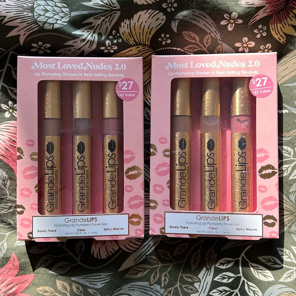 Lip plumper by Grande cosmetics smooth nudes come on silky and hydrating. 0.05